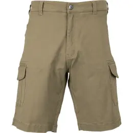 Mens Heritage Multi Pocket Shorts Khaki Front